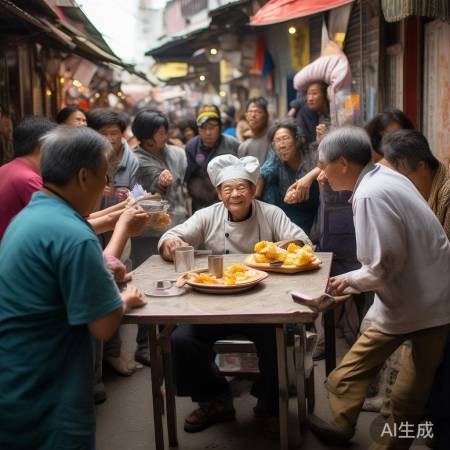 社区温暖助力煎饼叔康复