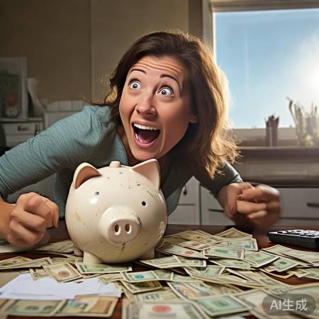 女子买二手存钱罐翻出2000多