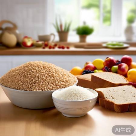 减少精制碳水，健康饮食。