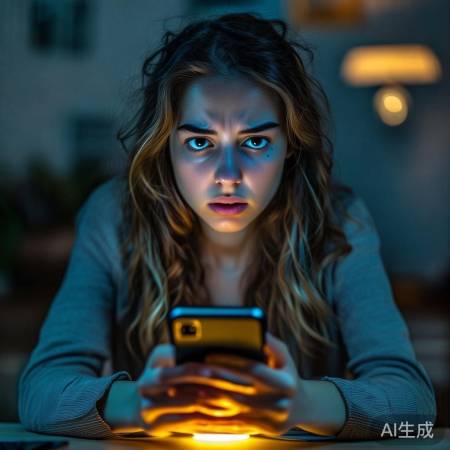 手机过度，眼窗易老