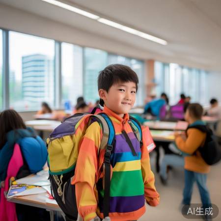 书包背后，童年的热爱与期待