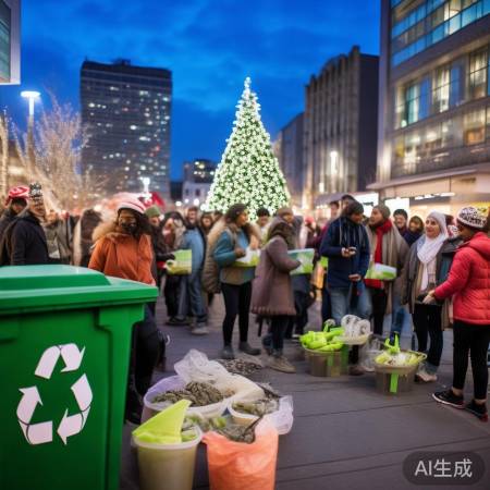 新年环保活动，绿色传递欢乐