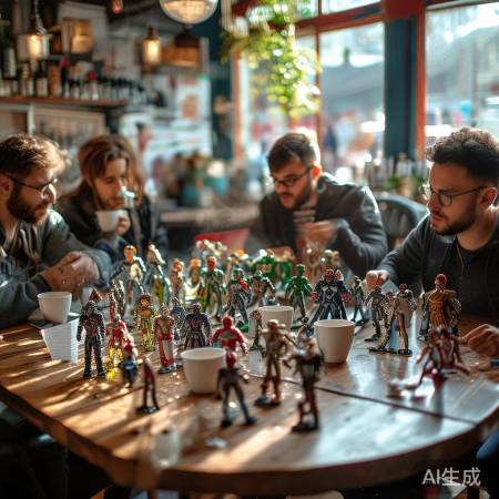 “手办爱好者的咖啡休闲区”