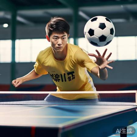 乒乓球天才足球达人