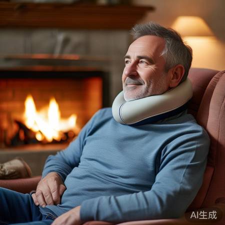 舒适姿势需适度，颈椎病者慎入。