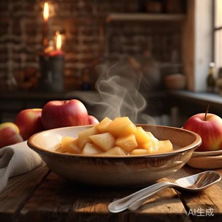 冬日苹果炖奶暖心甜蜜