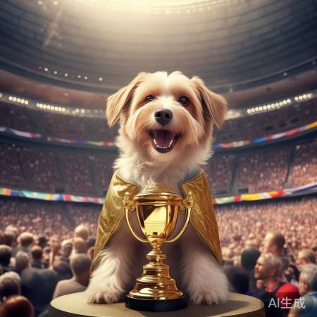 国际狗赛小七夺冠