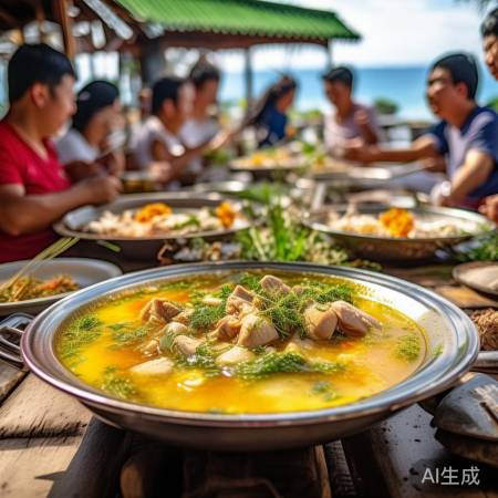 海南特色美食椰子鸡