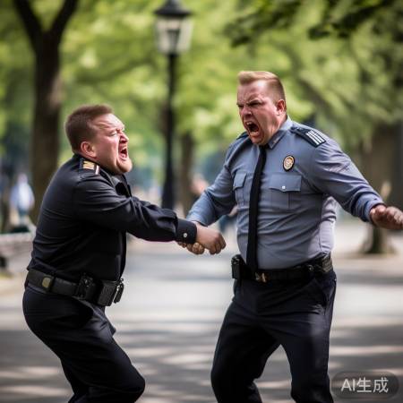 保安劝架男子被拘