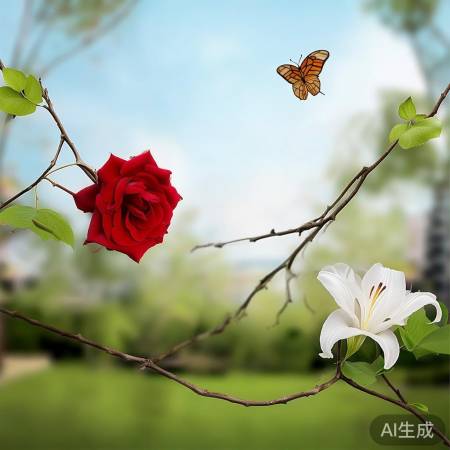 爱情如蝴蝶,美丽却捉摸不定