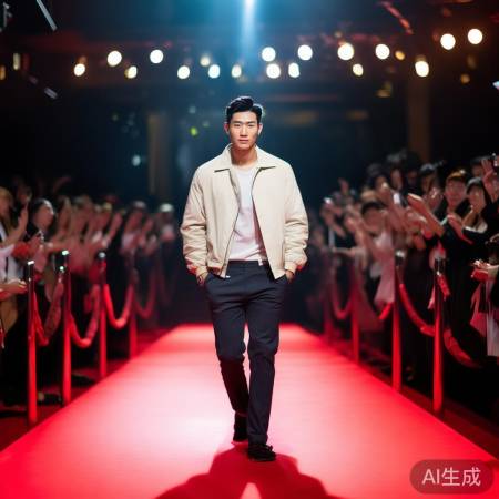 徐志胜旧衣走红毯引关注