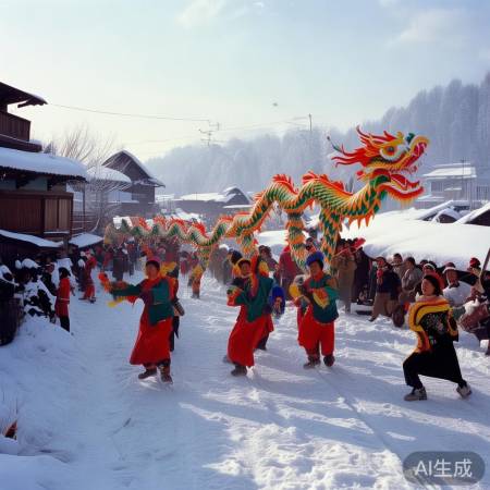 黑龙江农村冬俗活动