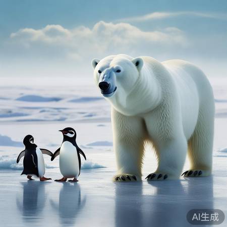 极地动物萌态十足