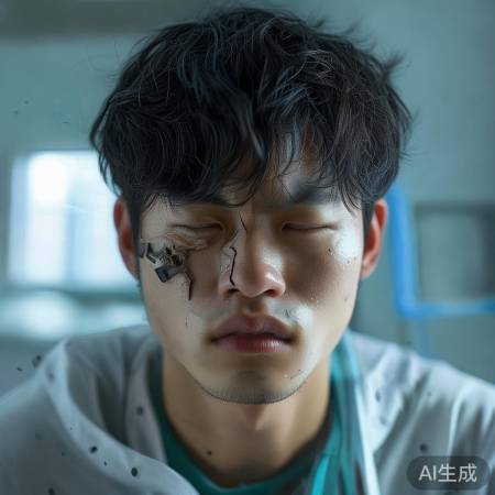 眼伤治疗感人瞬间