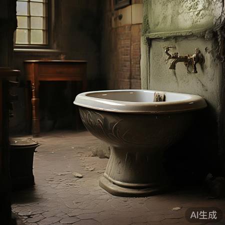 古旧卫生间独特元素