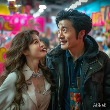 何炅海霞偶遇萌态十足