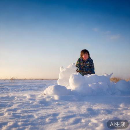 肖战堆雪人，压力山大