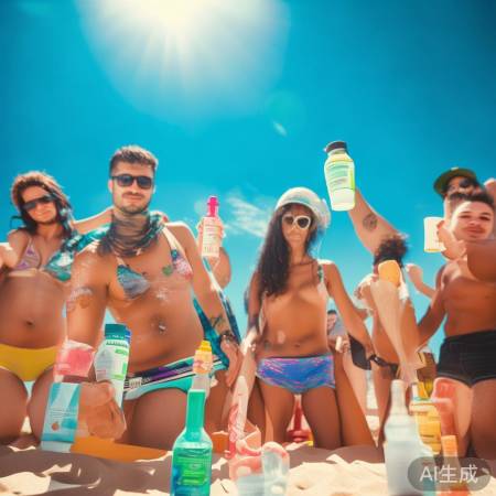 夏日防晒，肌肤光彩照人