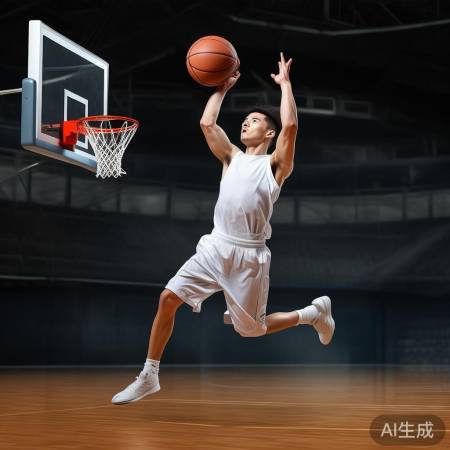 杨瀚森标准投篮