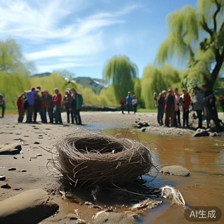 河边大鹅神秘失踪