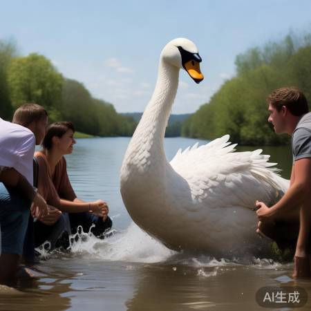 大鹅失踪，河神请客？