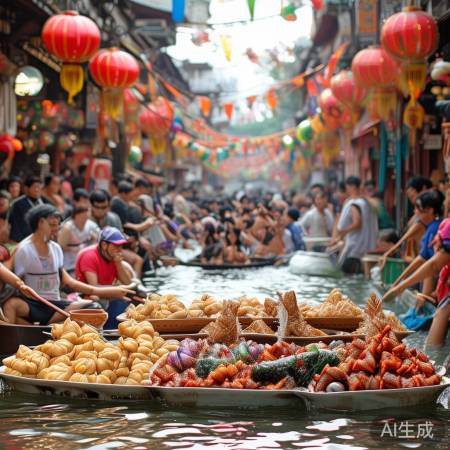 端午粽子龙舟节