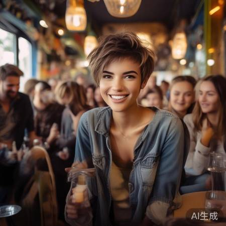 白鹿短发新造型，时尚感十足