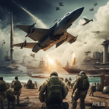 演练场面宏大，动作迅猛