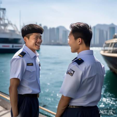 台湾海警学普通话交流