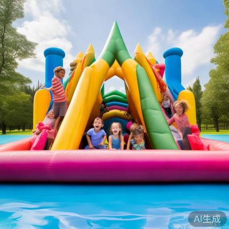 安全充气城堡，快乐童年保障