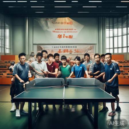 新年乒乓球队目标，学新知强己。