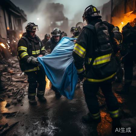 紧张救援，安抚伤员，控制泄漏