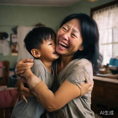 失散母子意外团聚