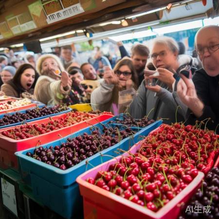 车厘子降价如山崩