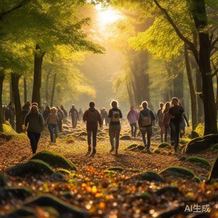 郊外森林公园，新年活动多