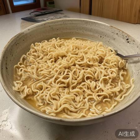 方便面煮得过分熟