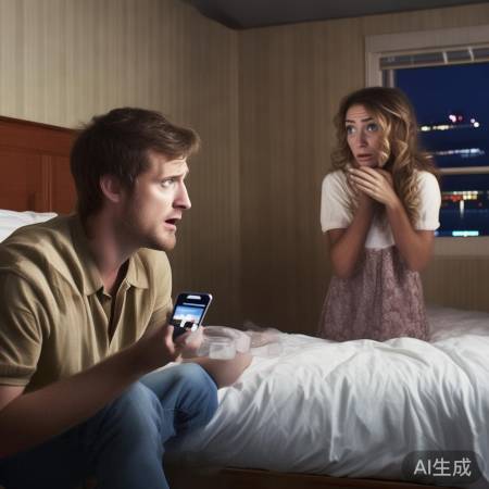 酒店视频曝光夫妻矛盾