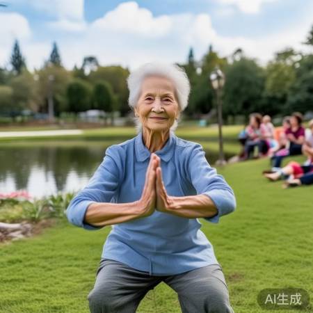 退休阿姨活力满满