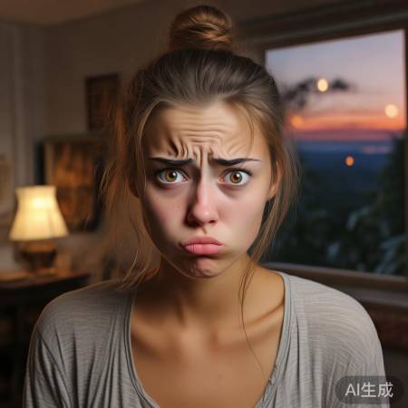 傲娇女孩，生气又可爱