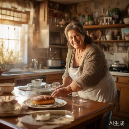 儿媳宽慰老人,改善家境