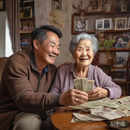 老奶奶存钱,儿媳共享财富