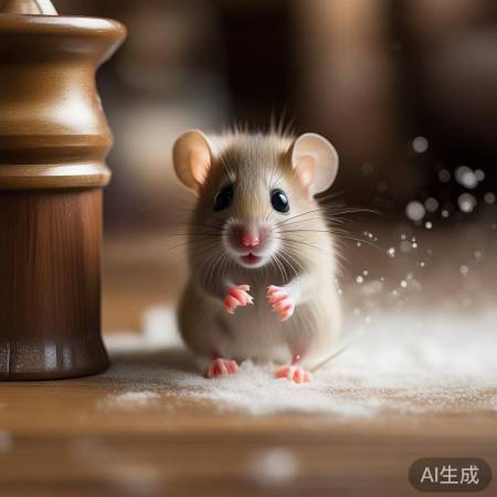 可爱老鼠引关注