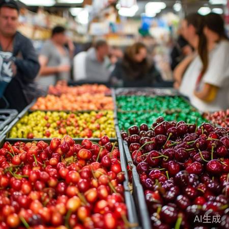 车厘子市场受进口冲击，价格下降