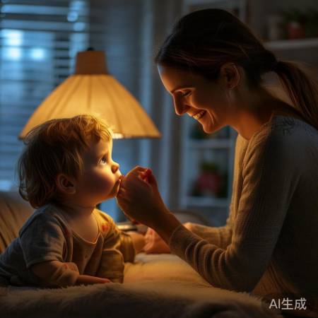 妈妈温暖明灯，助我振作前行。