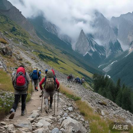 鳌太线：险峻徒步挑战