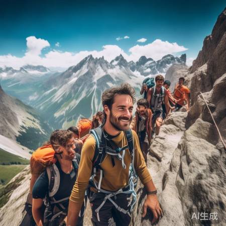 队长领队穿越鳌太线，收获友谊成