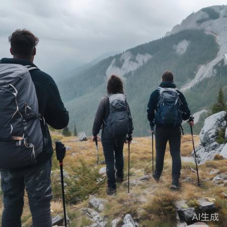 徒步爱好者准备不足