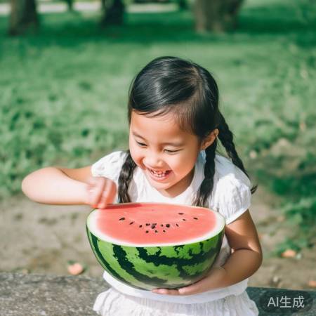 西瓜汁擦痕，夏意满满