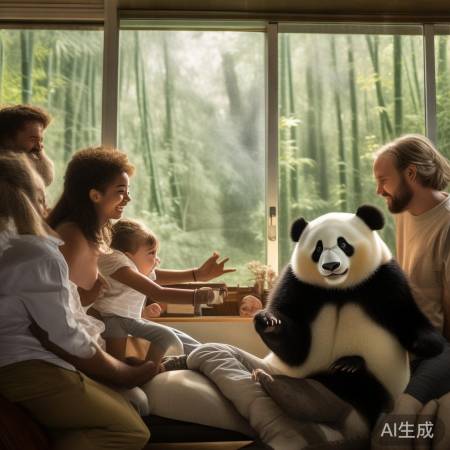 “李在明租熊猫，向往美好生活”