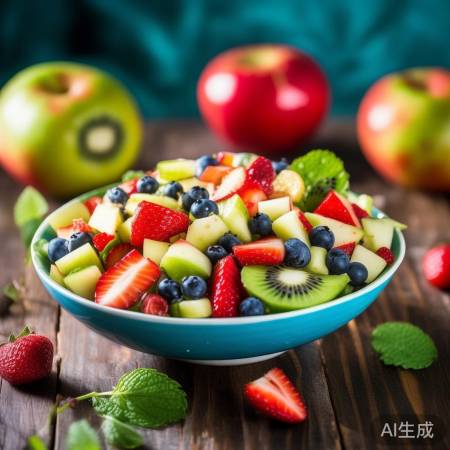 苹果沙拉，酸甜清爽